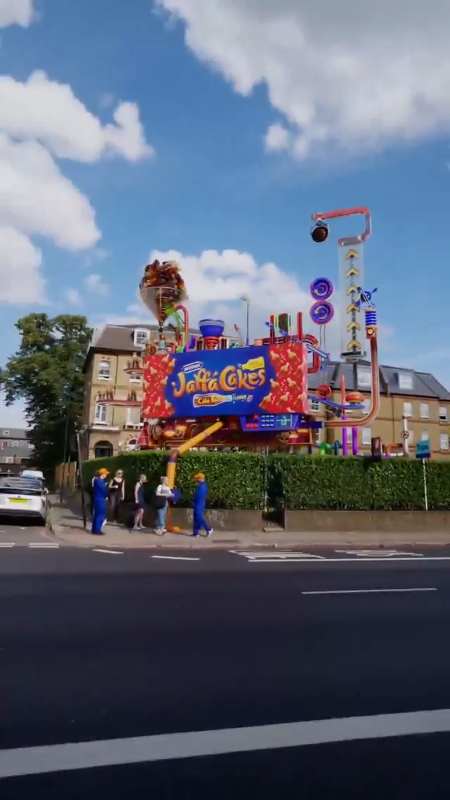 Jaffa Cakes campaign OOH CGI