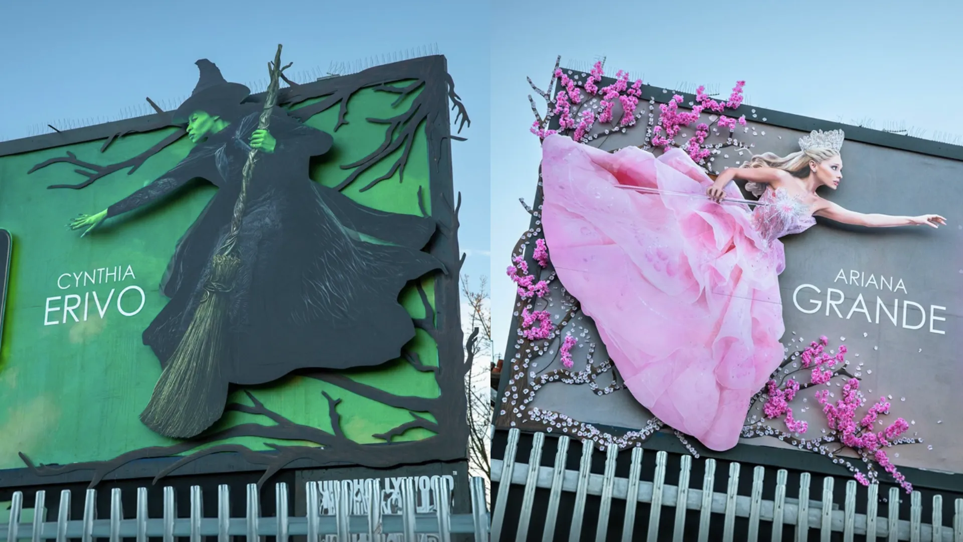 vallas publicitarias wicked película