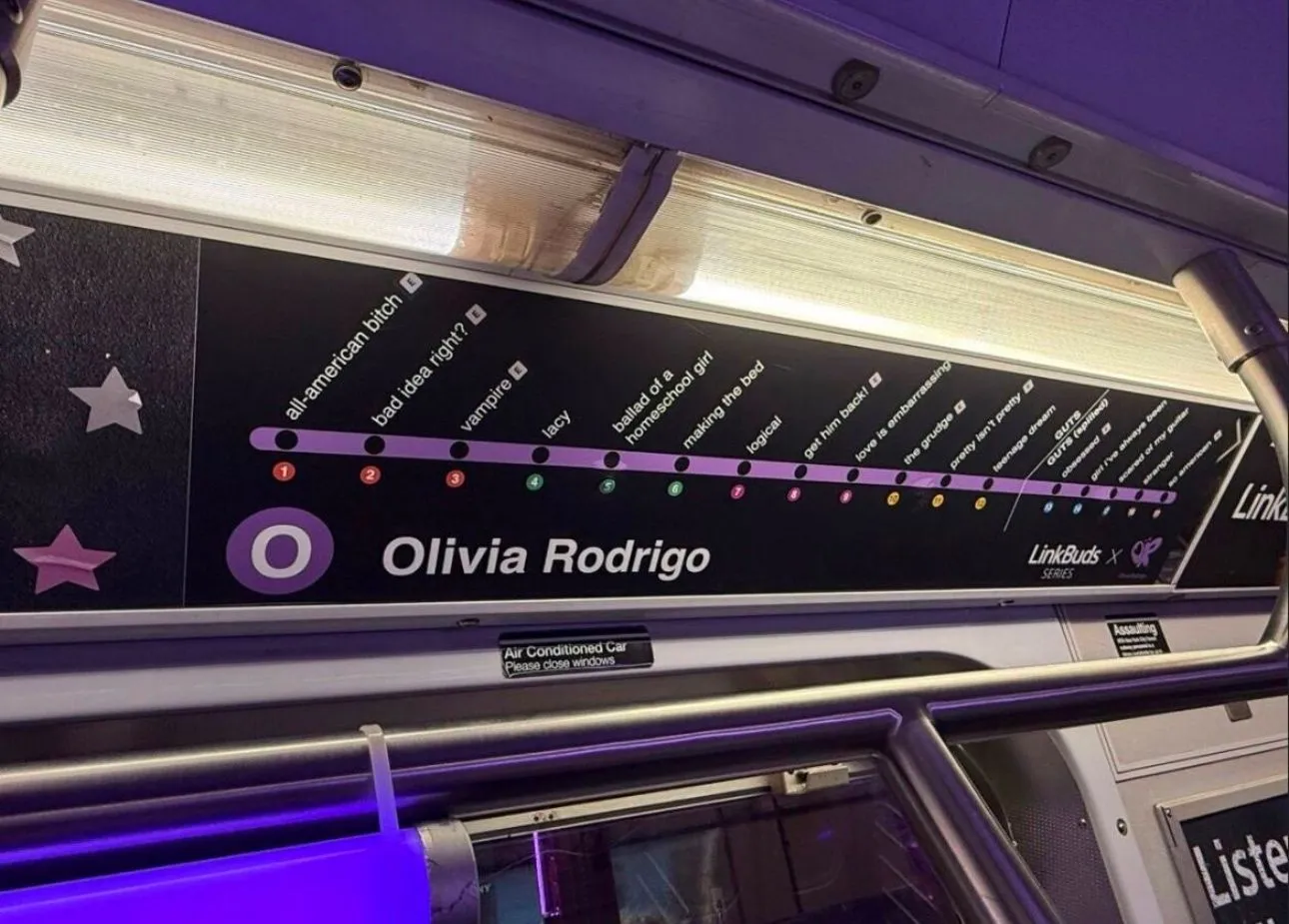 olivia rodrigo estacion metro