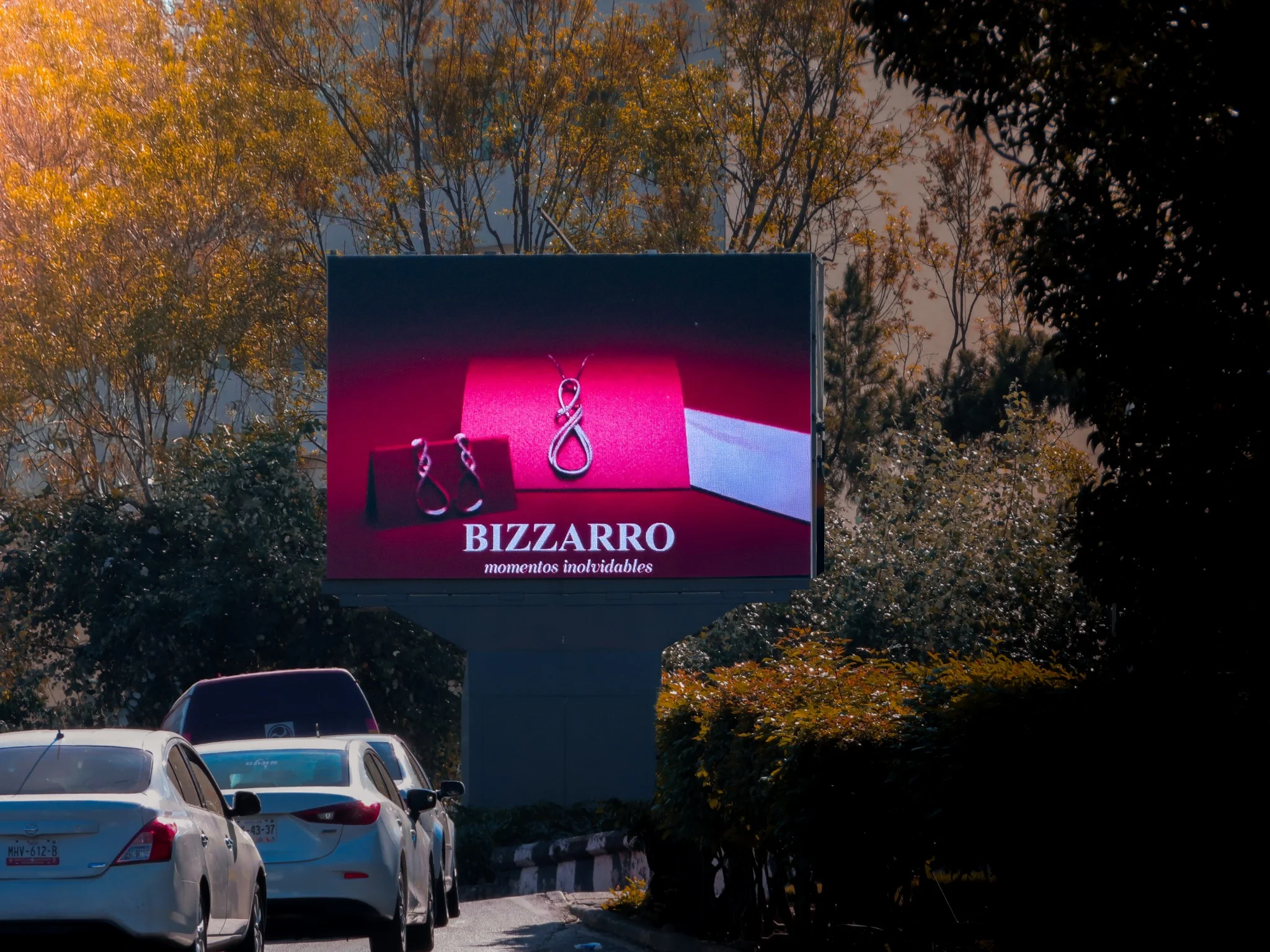 pantalla publicitaria bizzarro ciudad de mexico