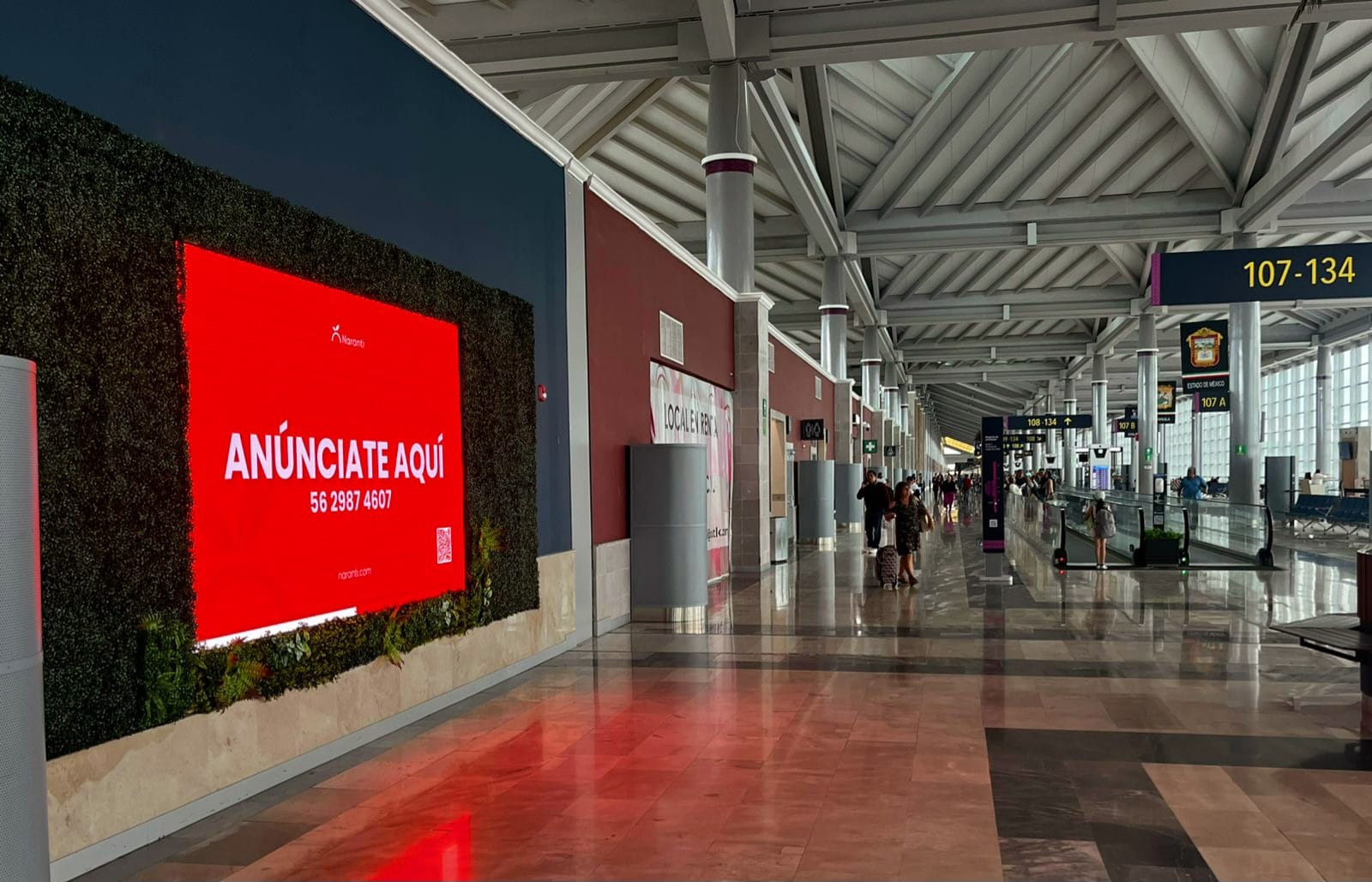 Publicidad en el aeropuerto felipe angeles
