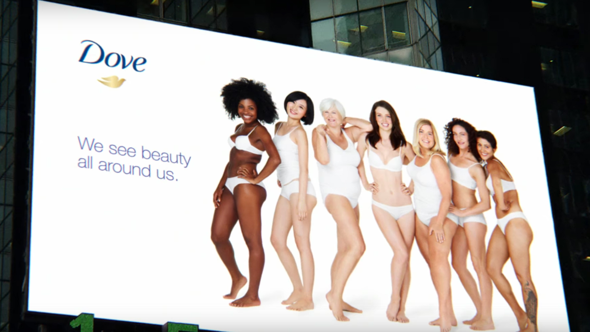 Publicidad incluyente de Dove