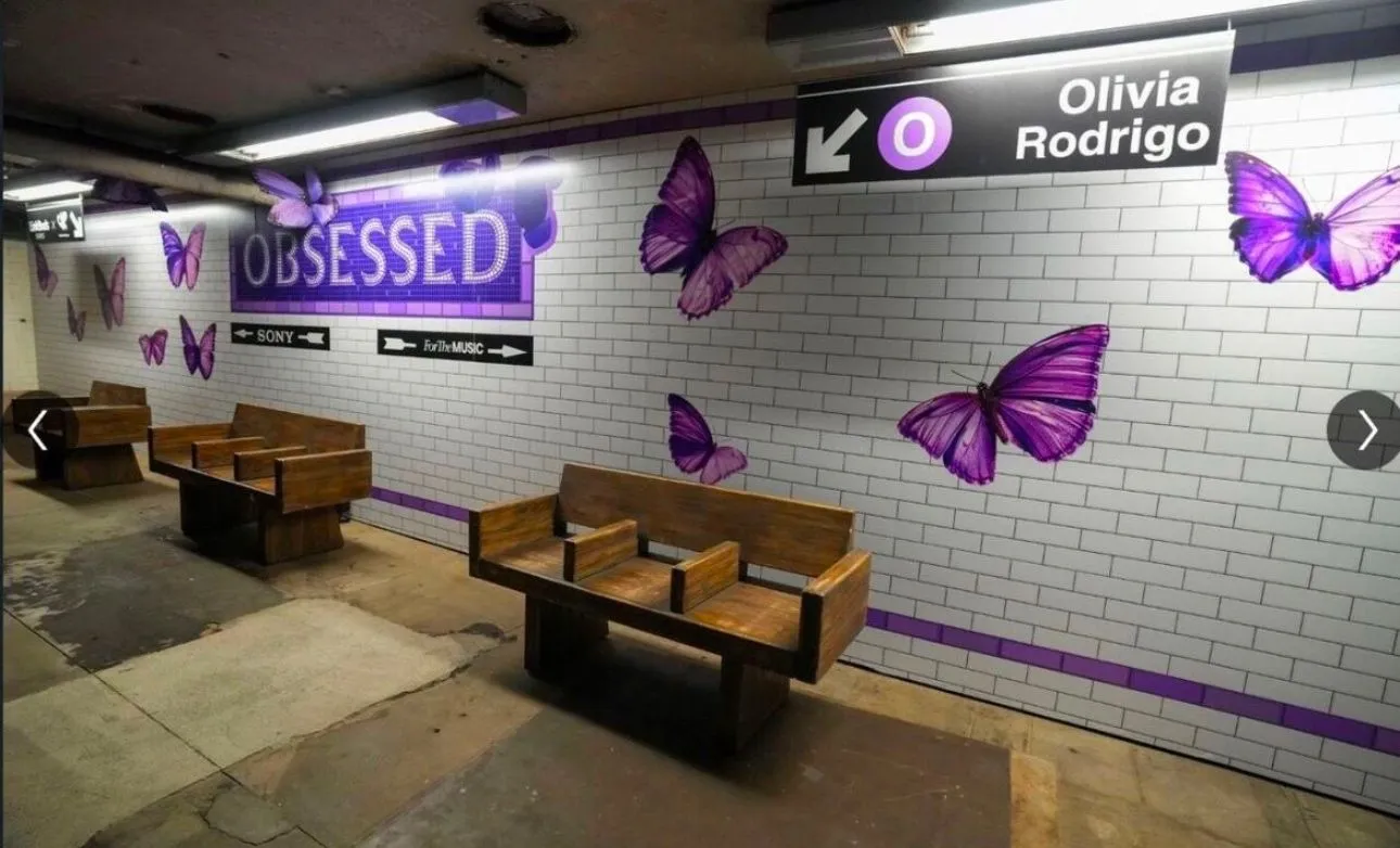 olivia rodrigo estacion metro