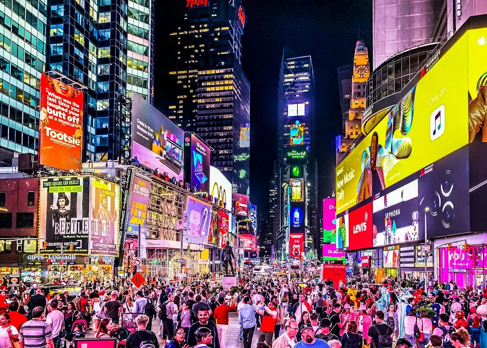 anuncio viral Times Square