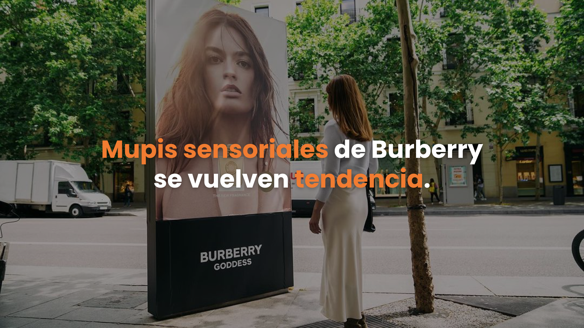 mupis sensoriales, publicidad interactiva, experiencias inmersivas, innovacion en marketing, burberry, transformacion publicitaria, marketing sensorial