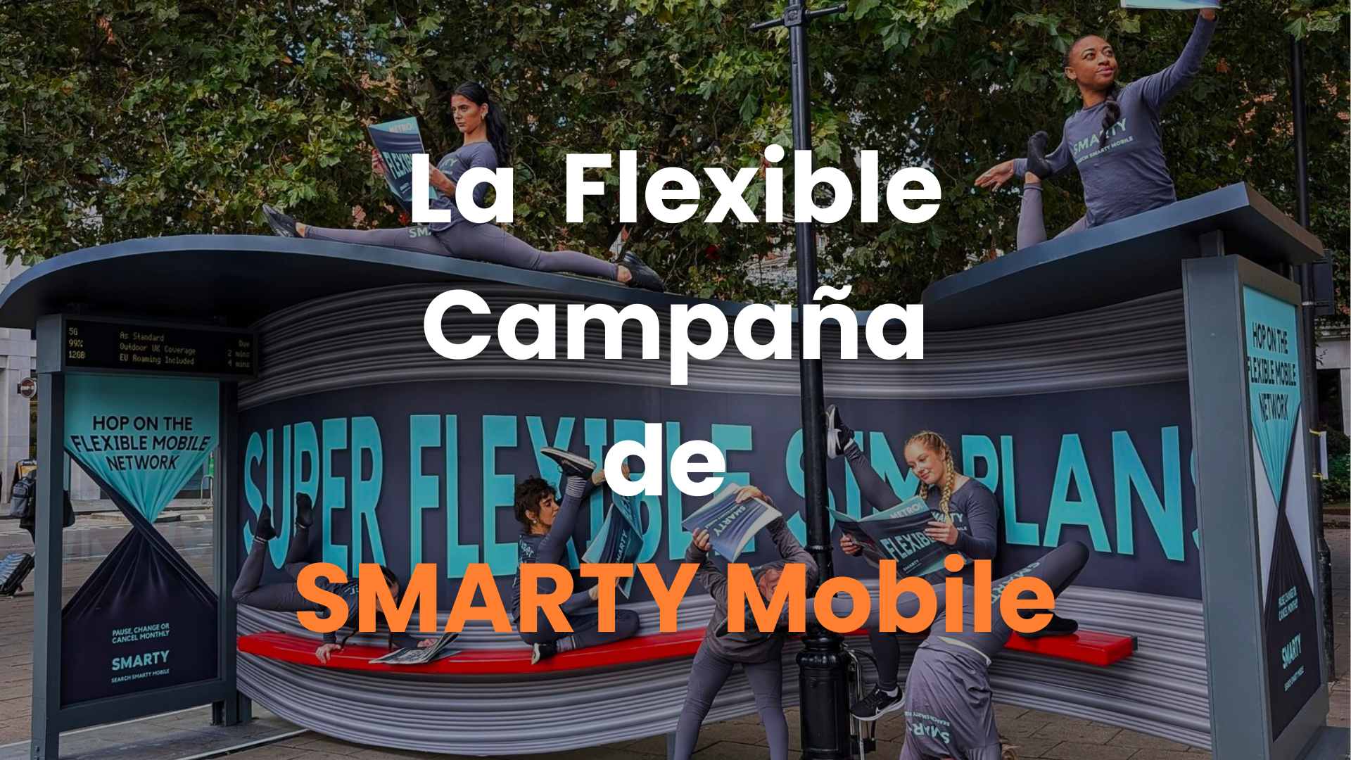 SMARTY mobile, campaña de publicidad, londres, waterloo, publicidad exterior.