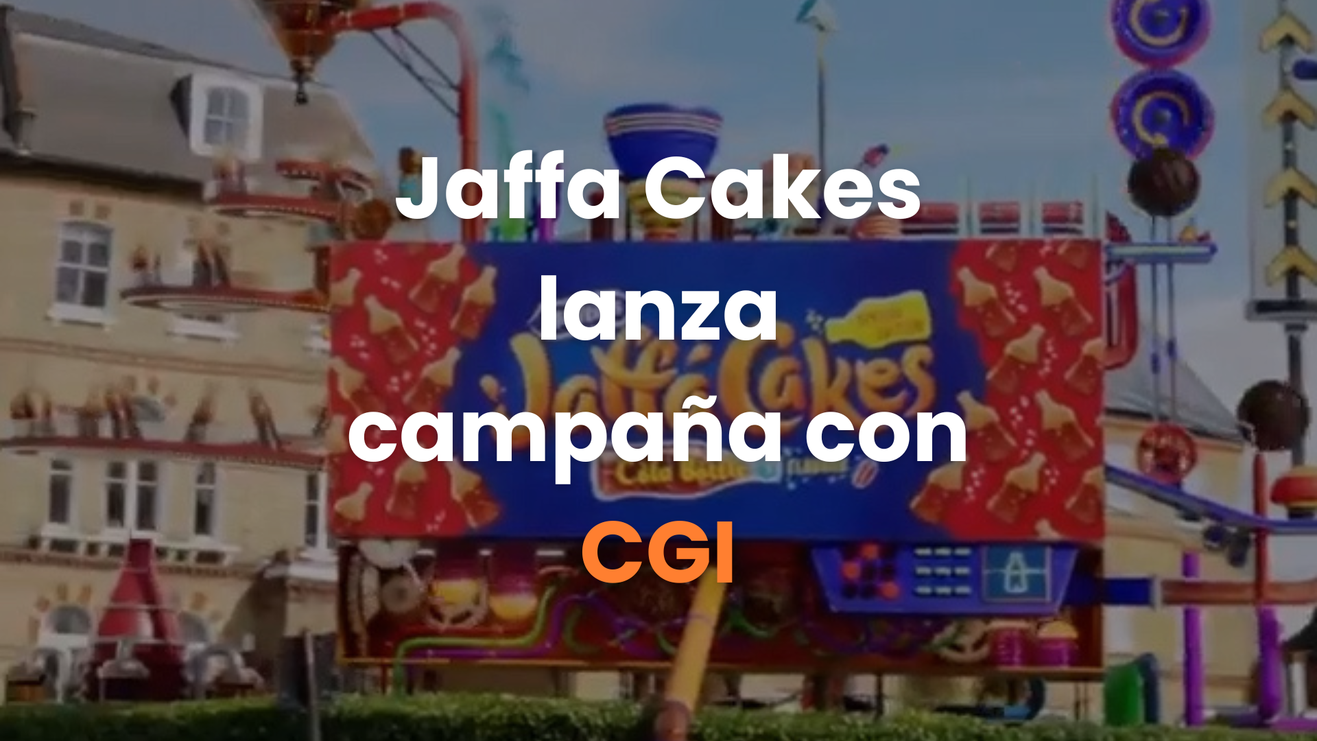 OOH, CGI, Campaña de lanzamiento, Jaffa cakes