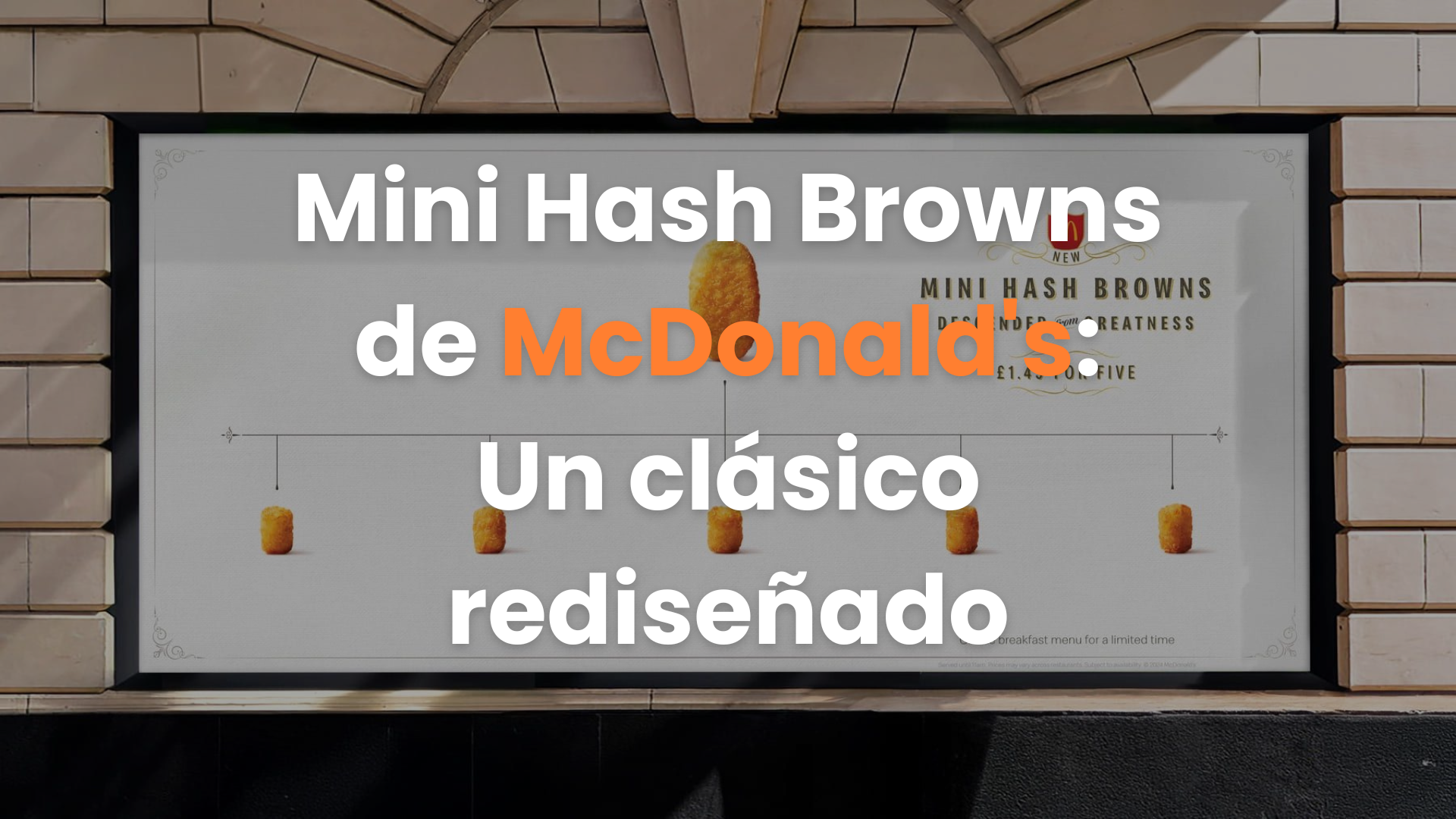 OOH, mcdonald's, mini hash browns