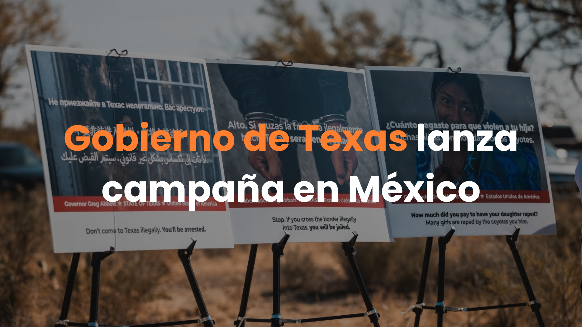 anuncios espectaculares, greg abbott, texas, anuncios gobierno de texas