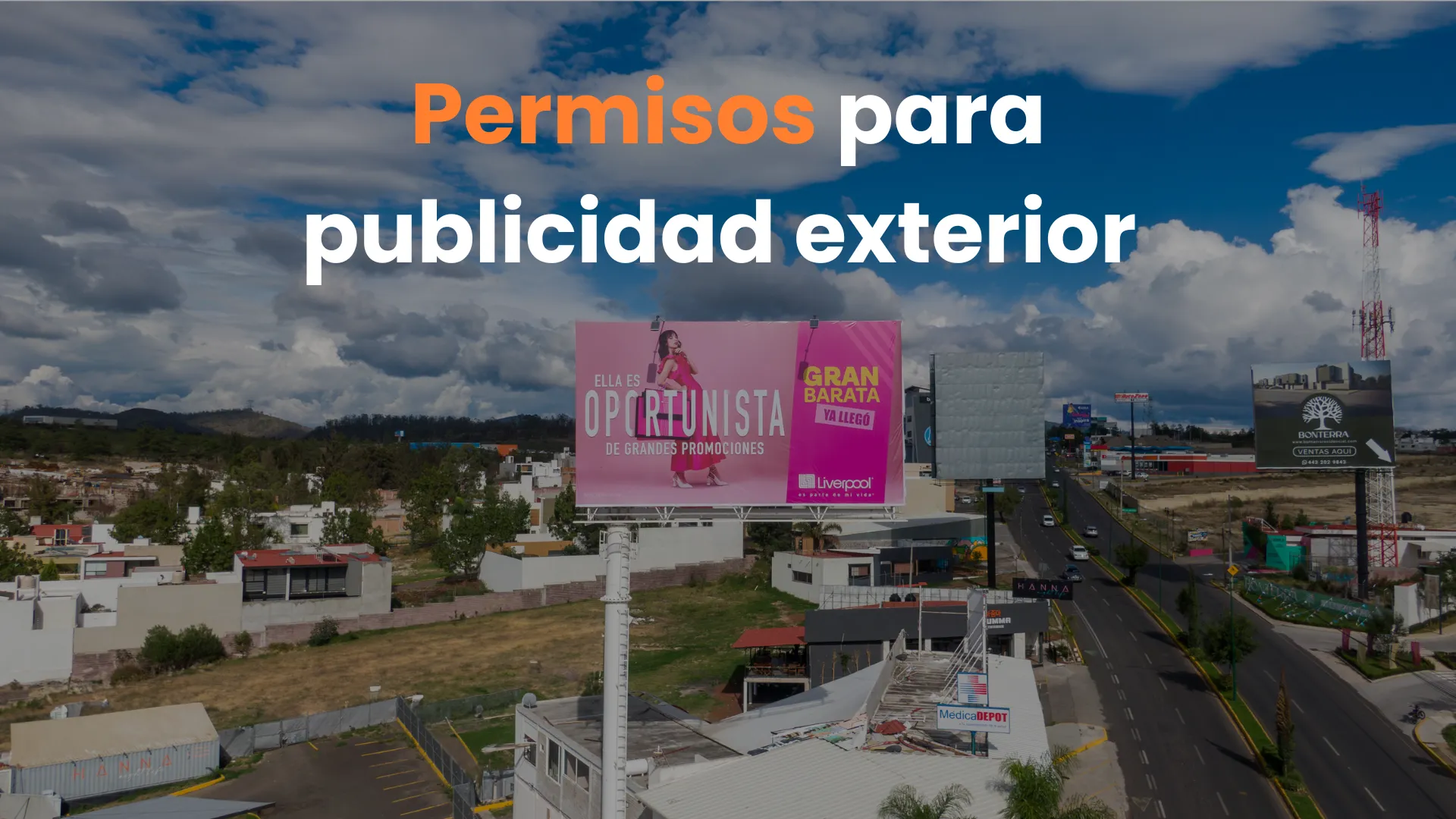 permisos para publicidad exterior, publicidad en espectaculares