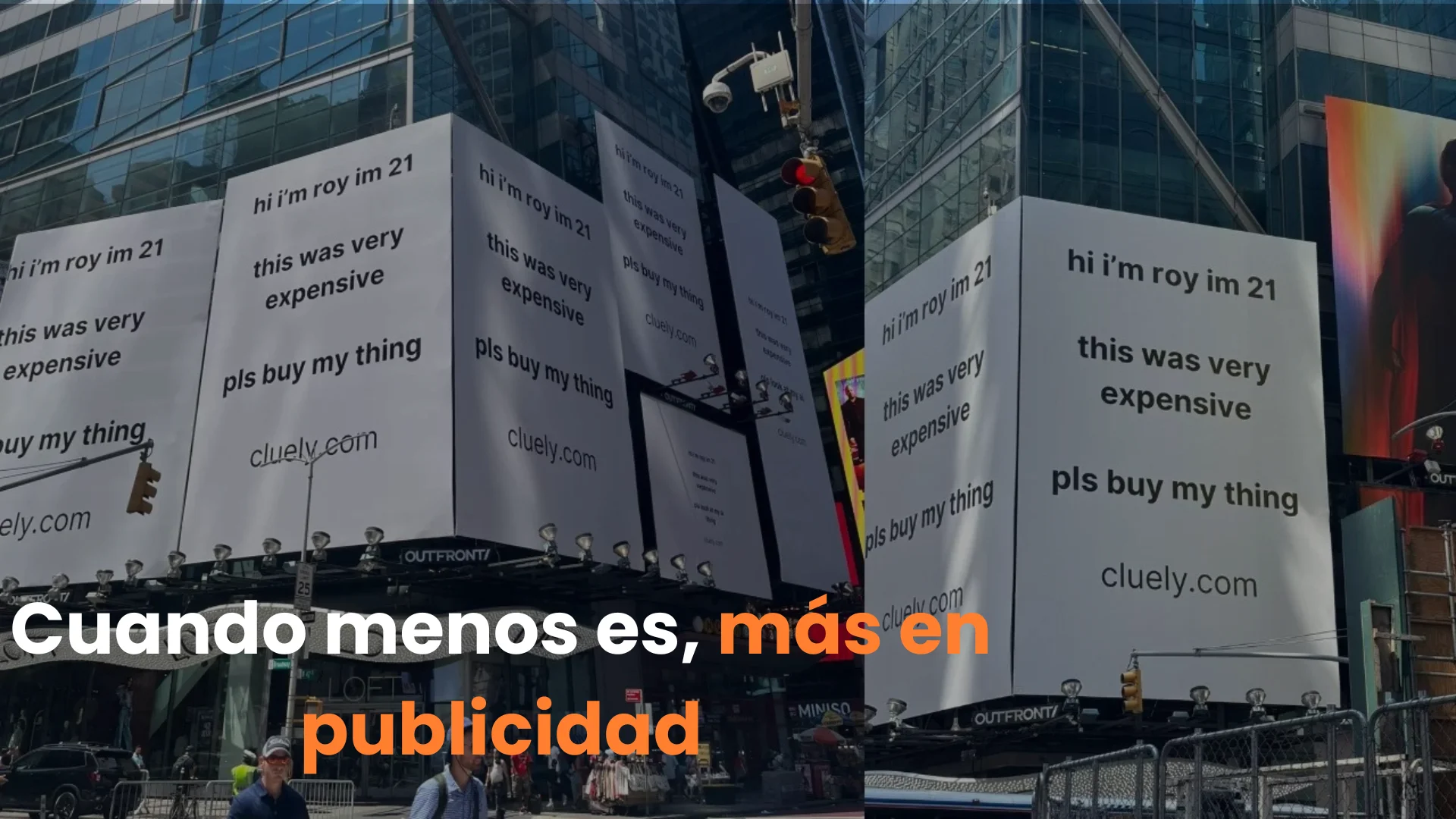 campaña Times Square, campañas memorables Times Square
