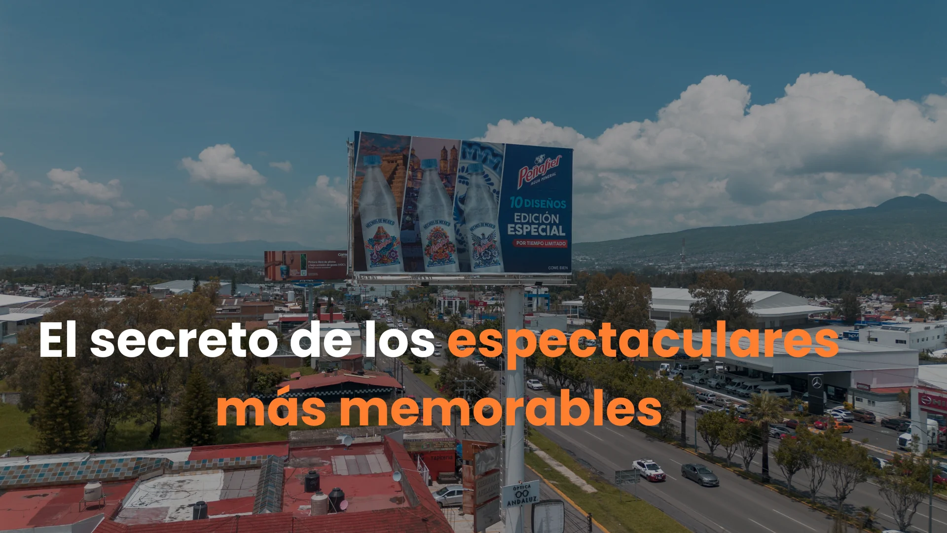 publicidad exterior efectivas, diseños impactantes billboards, llamada a la acción vallas publicitarias, estrategia spots espectaculares Naranti