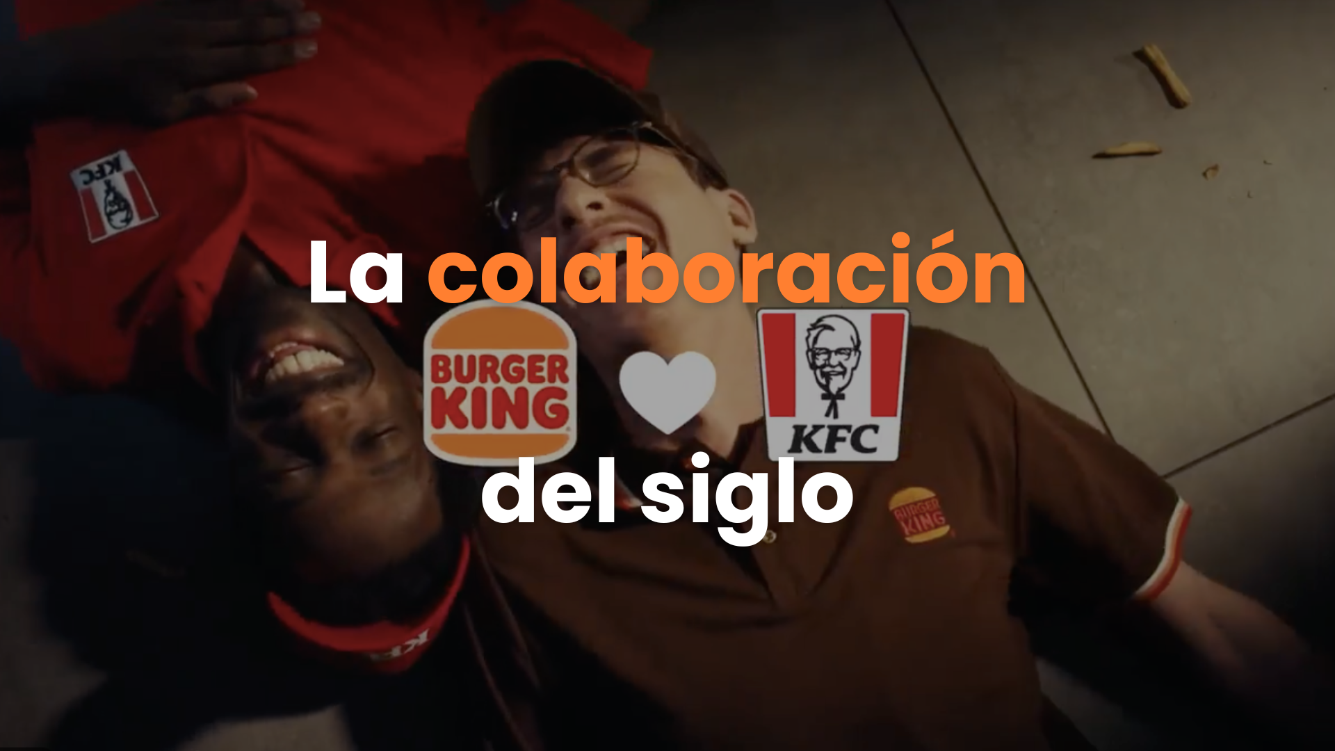 Burguer King, KFC, Campaña publicitaria