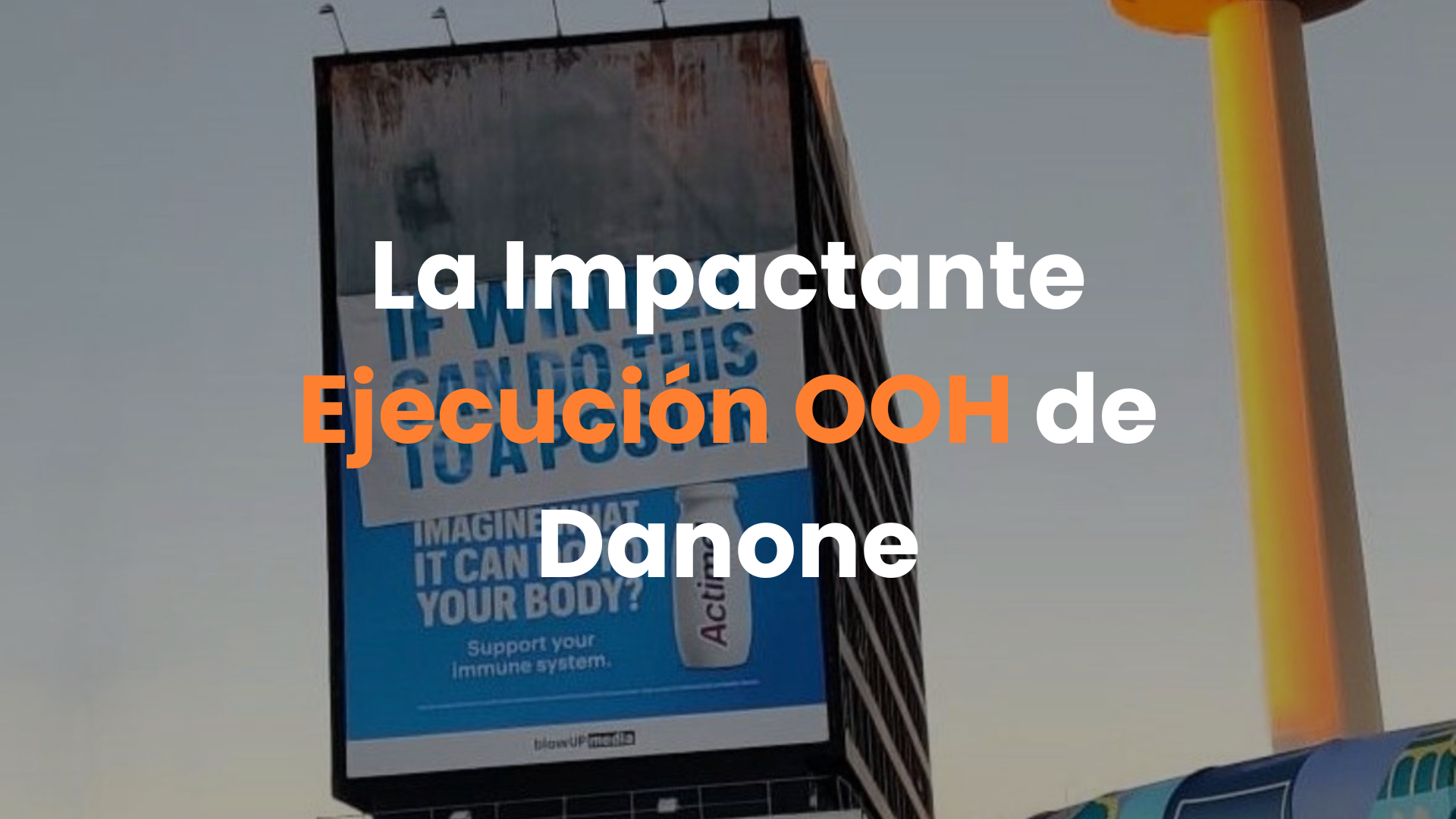 Danone, poster, ooh