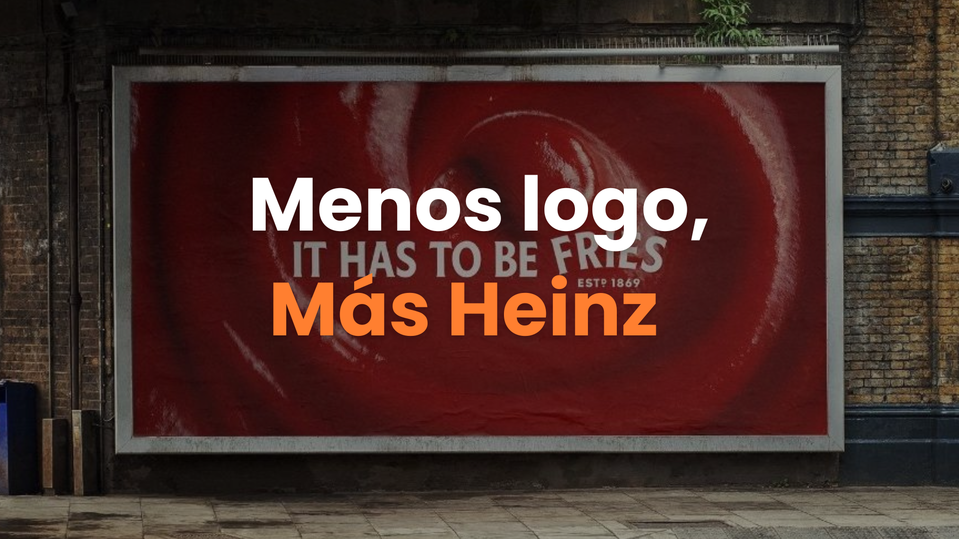 Campaña de Heinz, It Has to Be Heinz, Branding sin logo, Publicidad innovadora, Estrategia de marketing, Branding minimalista, Publicidad creativa, Marketing sin logo, Heinz branding, Publicidad disruptiva.