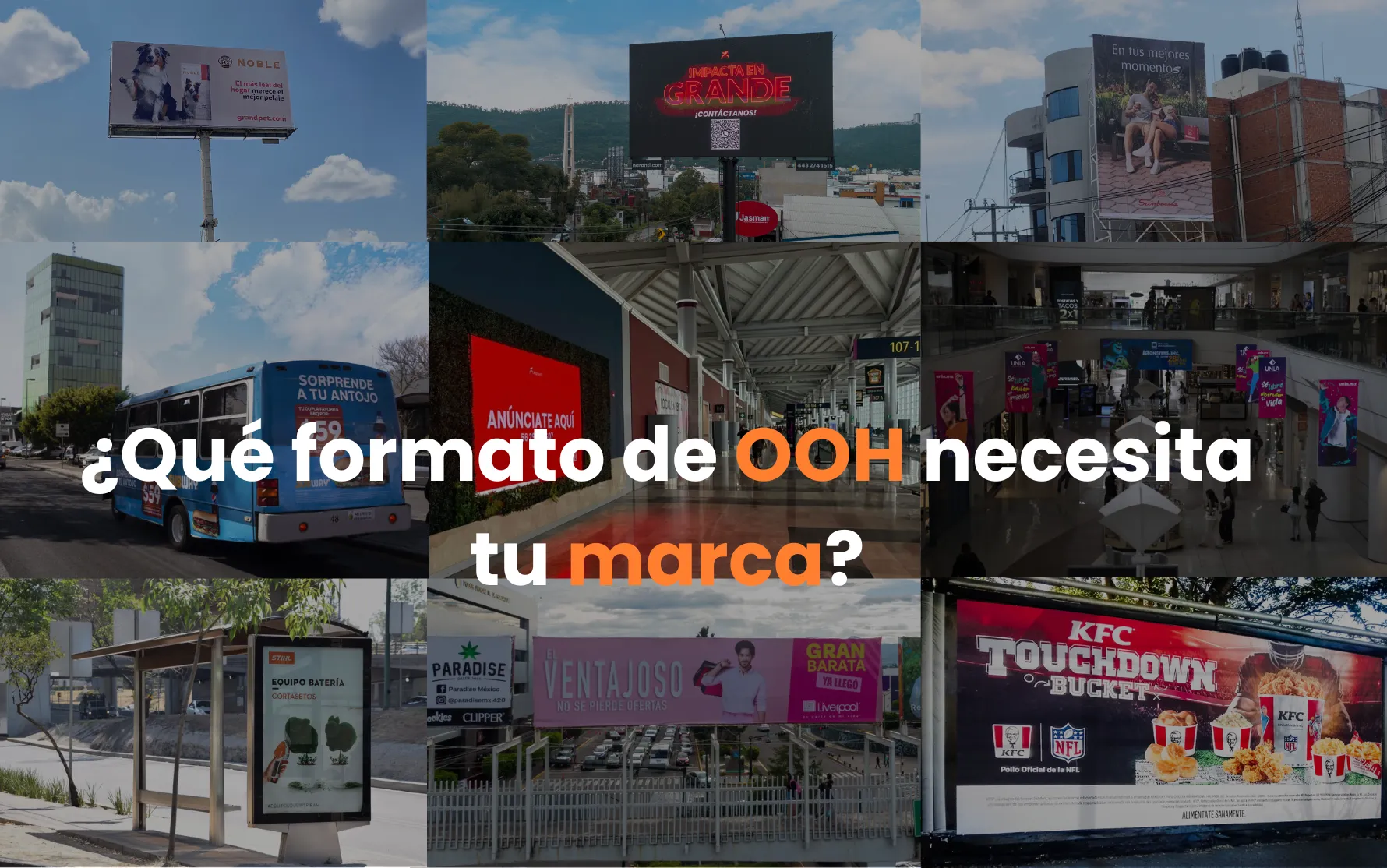 formatos ooh, publicidad exterior